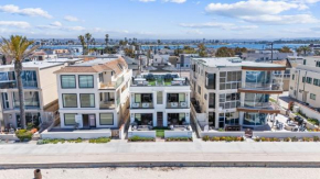 Luxury oceanfront fourplex with roof deck sleeps 22